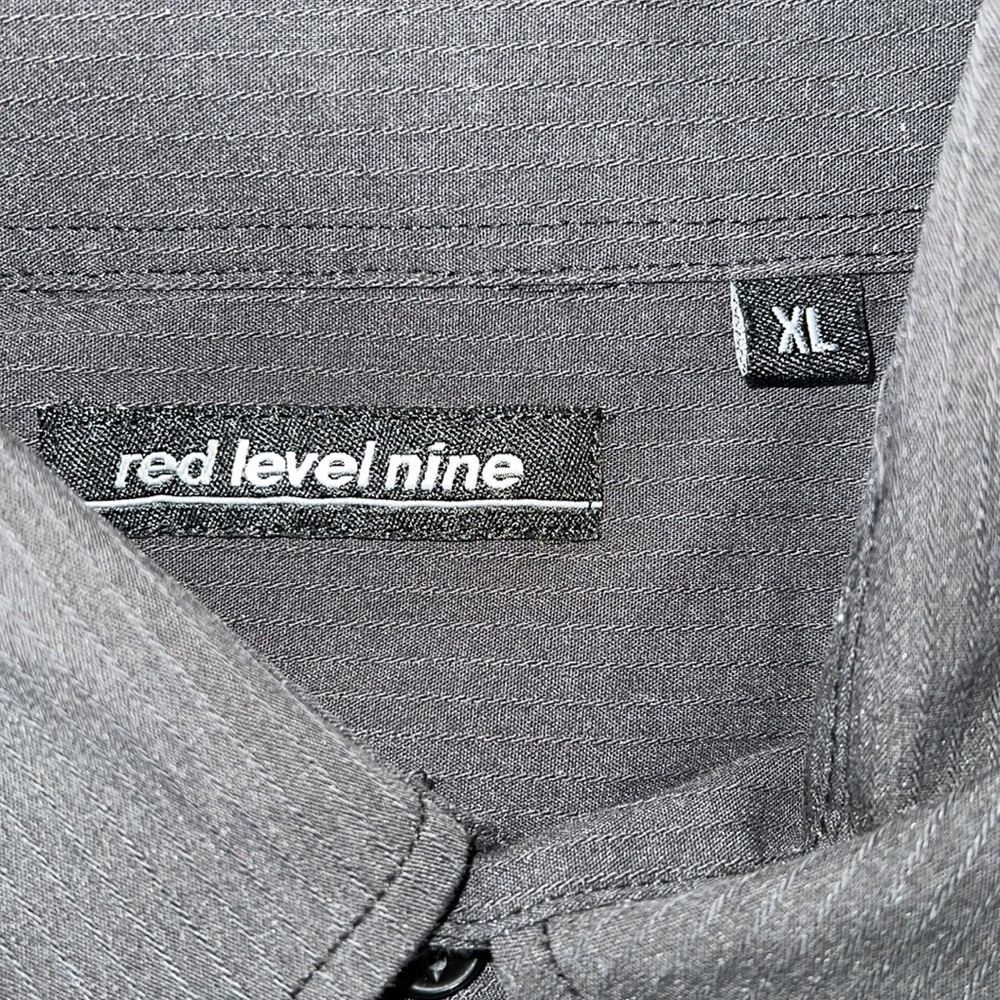 Red Level Nine Button Down - image 6
